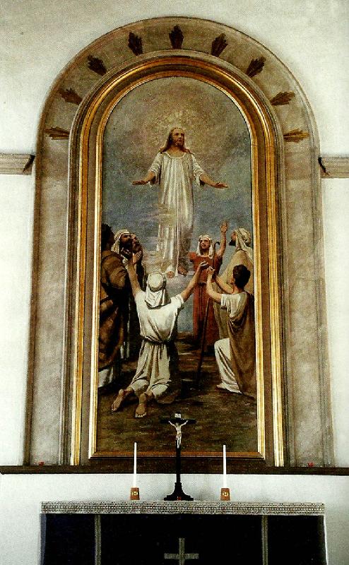 johan krouthen kristus bland larjungarna pa himmelsfardsberget oil painting image